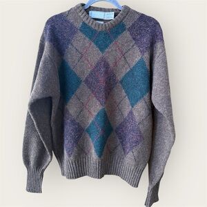 Vintage Christopher Hayes 100% Shetland wool made in Ireland men’s size large